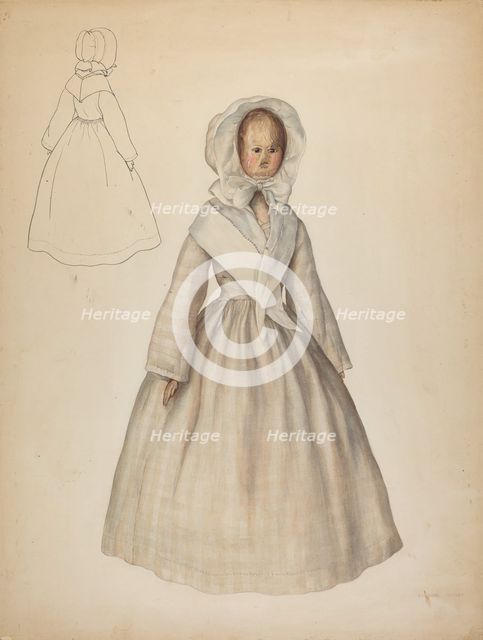 Doll, c. 1939. Creator: Lillian Causey.