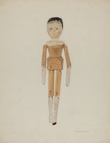 Doll, c. 1940. Creator: Clinton Myers