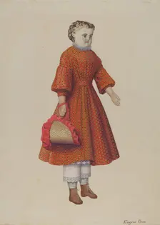 Doll: "Camela", c. 1937. Creator: Eugene Croe