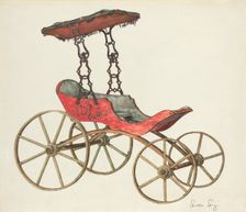Doll Carriage, 1935/1942. Creator: Louella Long