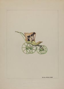 Doll Carriage, c. 1937. Creator: Walter W. Jennings