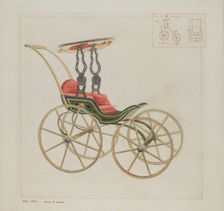 Doll Carriage, c. 1937. Creator: James M. Lawson