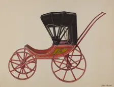 Doll Carriage, c. 1937. Creator: Rex F Bush