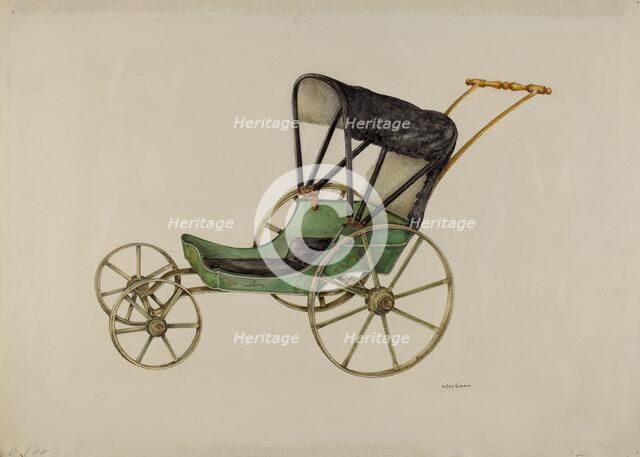 Doll Carriage, c. 1939. Creator: Peter Connin.