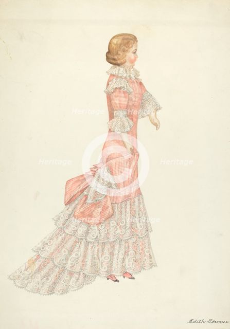 Doll: "Carrie", 1935/1942. Creator: Edith Towner.