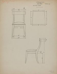 Doll Chair, c. 1936. Creator: Julie C Brush