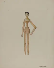 Doll - "Clarissa", c. 1937. Creator: Rex F Bush