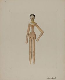 Doll - "Clarissa", c. 1937. Creator: Rex F Bush