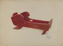 Doll Cradle, c. 1936. Creator: Julie C Brush