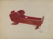 Doll Cradle, c. 1936. Creator: Julie C Brush