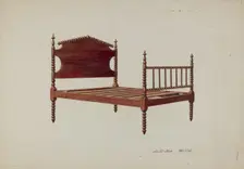 Doll Cradle, c. 1939. Creator: Leslie Macklem