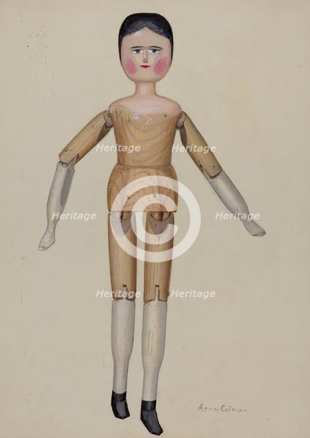 Doll - "Cynthia", c. 1937. Creator: Anne Colman.