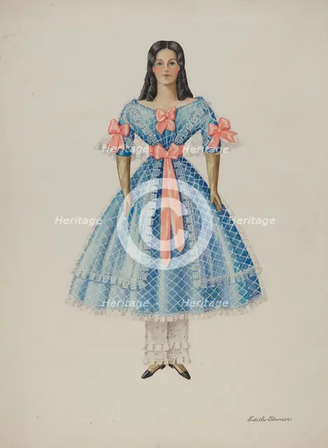 Doll - "Delight Bates", c. 1937. Creator: Edith Towner.