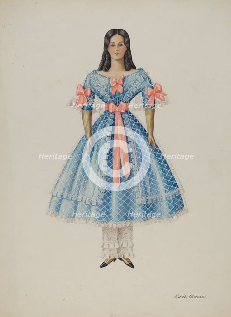 Doll - "Delight Bates", c. 1937. Creator: Edith Towner.