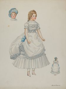 Doll - "Eleanor Cabot", c. 1937. Creator: Edith Towner