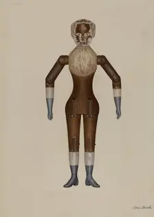 Doll - "Elissa", c. 1938. Creator: Rex F Bush