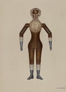 Doll - "Elissa", c. 1938. Creator: Rex F Bush