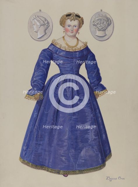 Doll: "Eugenia", c. 1938. Creator: Eugene Croe.