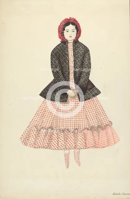 Doll: "Flora Richardson", 1935/1942. Creator: Edith Towner.