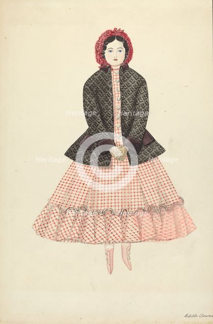 Doll: "Flora Richardson", 1935/1942. Creator: Edith Towner.