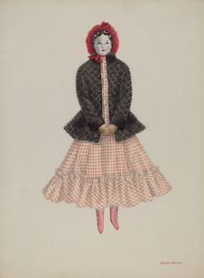 Doll - "Flora Richardson", c. 1937. Creator: Edith Towner