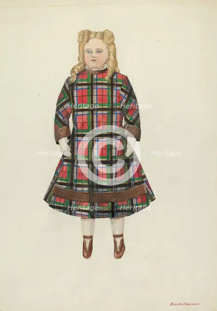 Doll: "Florence", c. 1937. Creator: Edith Towner.