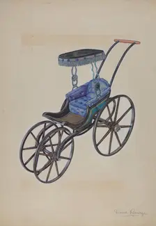 Doll Go-Cart, c. 1937. Creator: David Ramage