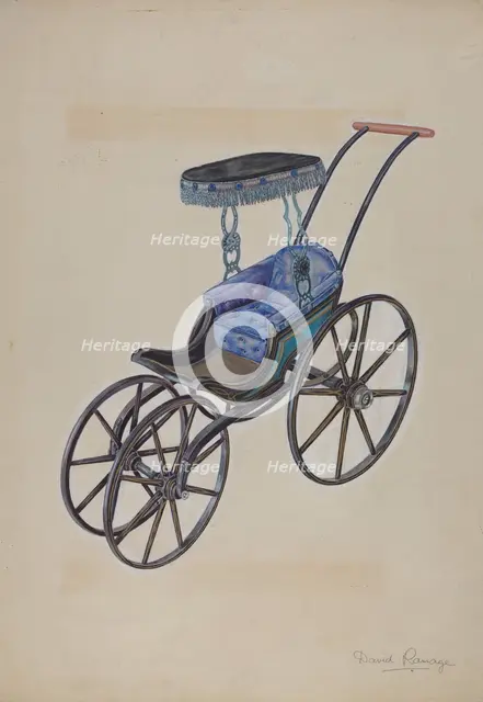 Doll Go-Cart, c. 1937. Creator: David Ramage.