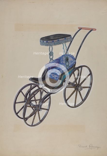 Doll Go-Cart, c. 1937. Creator: David Ramage.