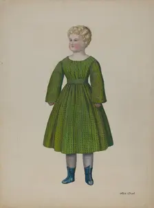 Doll - "Guenevere", c. 1938. Creator: Rex F Bush