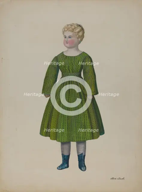 Doll - "Guenevere", c. 1938. Creator: Rex F Bush.