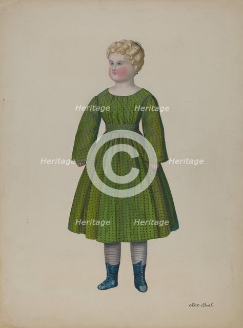 Doll - "Guenevere", c. 1938. Creator: Rex F Bush.