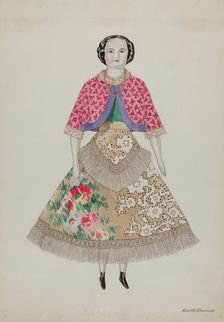 Doll - "Hattie", c. 1937. Creator: Edith Towner