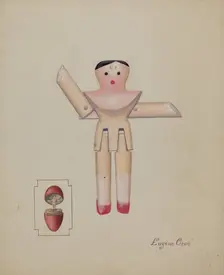 Doll in the "Thimble Holder", c. 1937. Creator: Eugene Croe