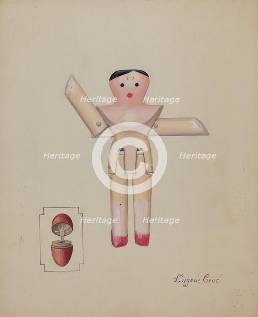 Doll in the "Thimble Holder", c. 1937. Creator: Eugene Croe.
