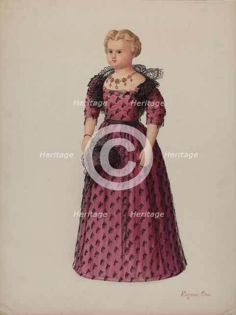 Doll - "Leta", c. 1938. Creator: Eugene Croe.