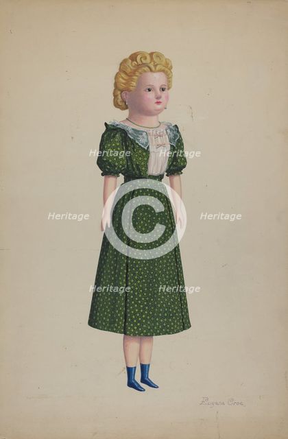 Doll - "Lily May", c. 1937. Creator: Eugene Croe.