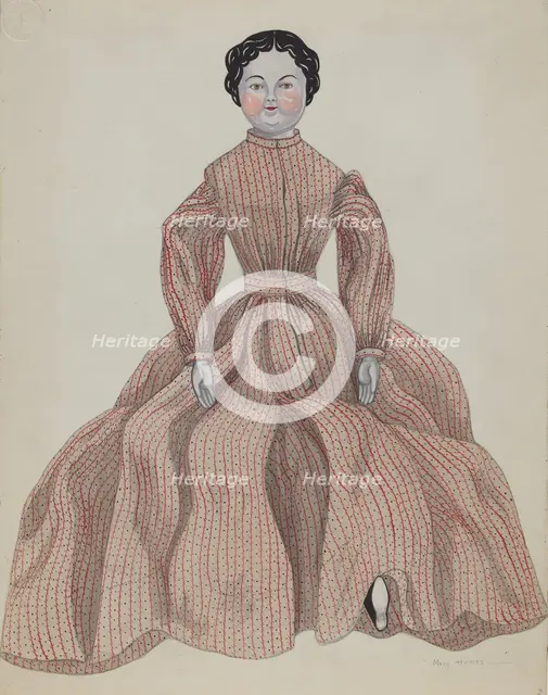 Doll - "Lulu", c. 1936. Creator: Mary E Humes.