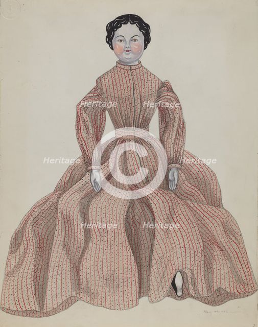 Doll - "Lulu", c. 1936. Creator: Mary E Humes.