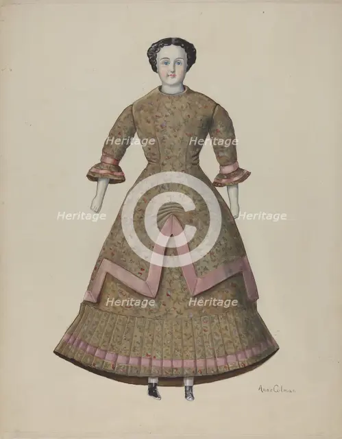 Doll - "Lydia", c. 1937. Creator: Anne Colman.
