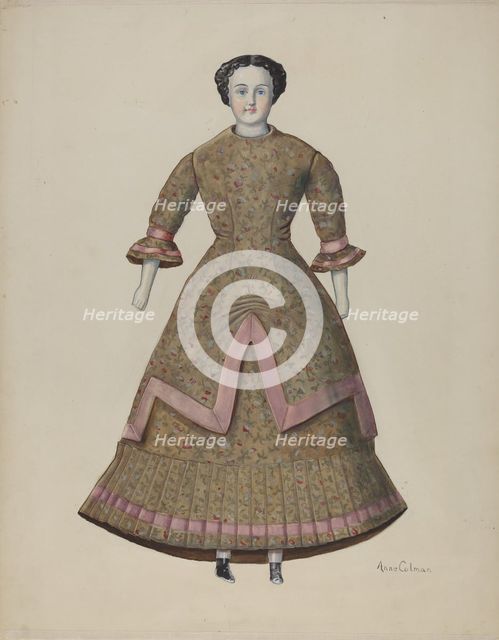 Doll - "Lydia", c. 1937. Creator: Anne Colman.
