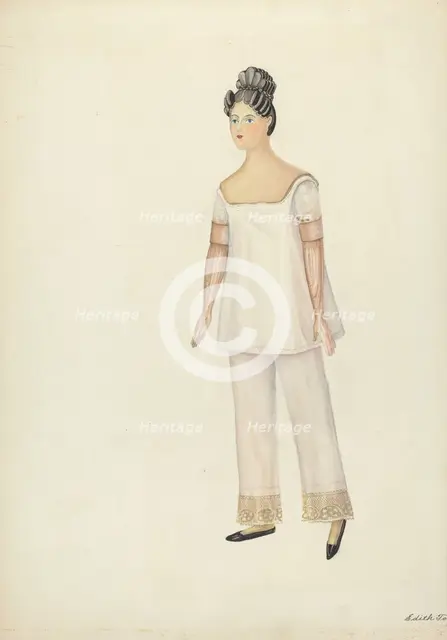 Doll: "Lydia Sherman", 1935/1942. Creator: Edith Towner.