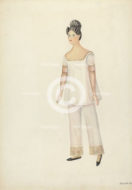 Doll: "Lydia Sherman", 1935/1942. Creator: Edith Towner.