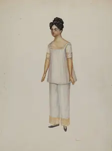 Doll - "Lydia Sherman", c. 1937. Creator: Josephine C. Romano