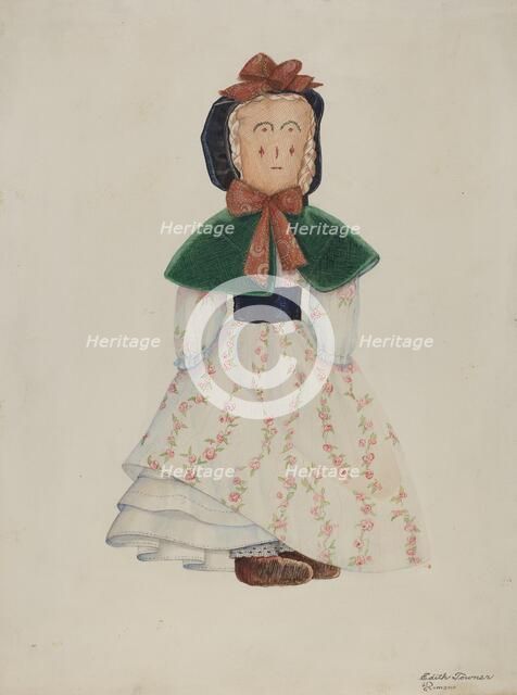 Doll: "Maggie Bentley", c. 1937. Creator: Edith Towner.