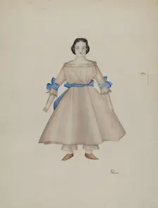 Doll - "Mary", c. 1939. Creator: Josephine C. Romano