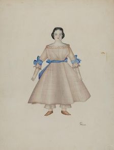 Doll - "Mary", c. 1939. Creator: Josephine C. Romano