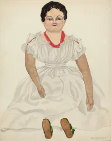 Doll: "Mary Scotia", 1935/1942. Creator: Mary E Humes