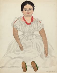 Doll: "Mary Scotia", 1935/1942. Creator: Mary E Humes
