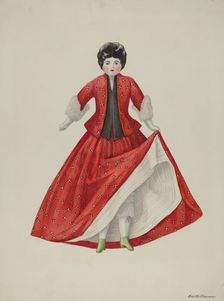 Doll - "Mitio", c. 1940. Creator: Edith Towner